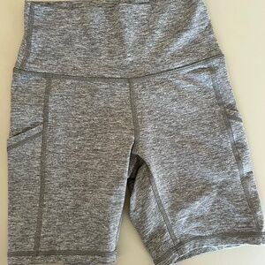 Offline by Aerie Grey Bike Shorts